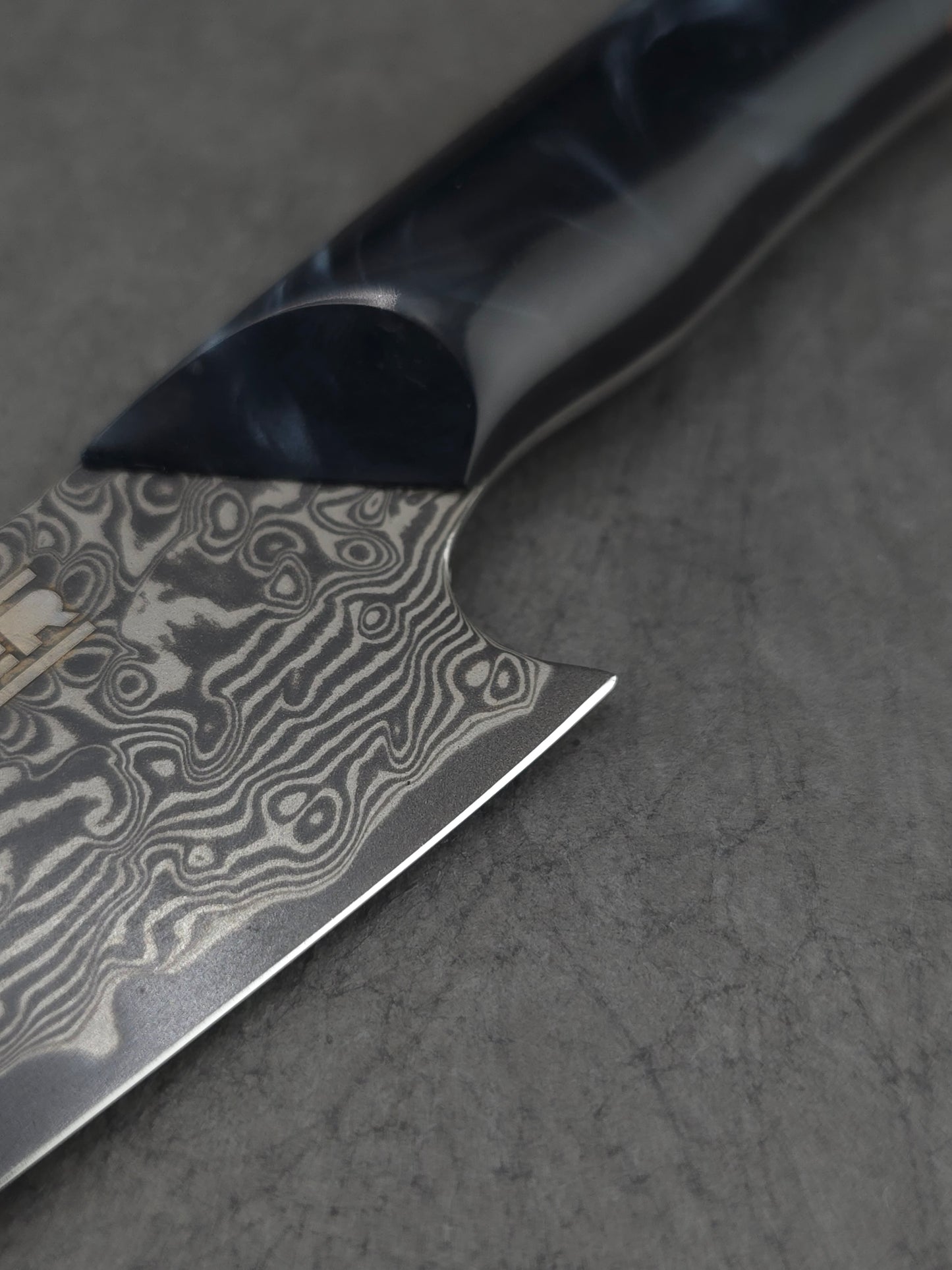 DASTAN UTILITARIO 6" Acero de Damasco recubrimiento DLC