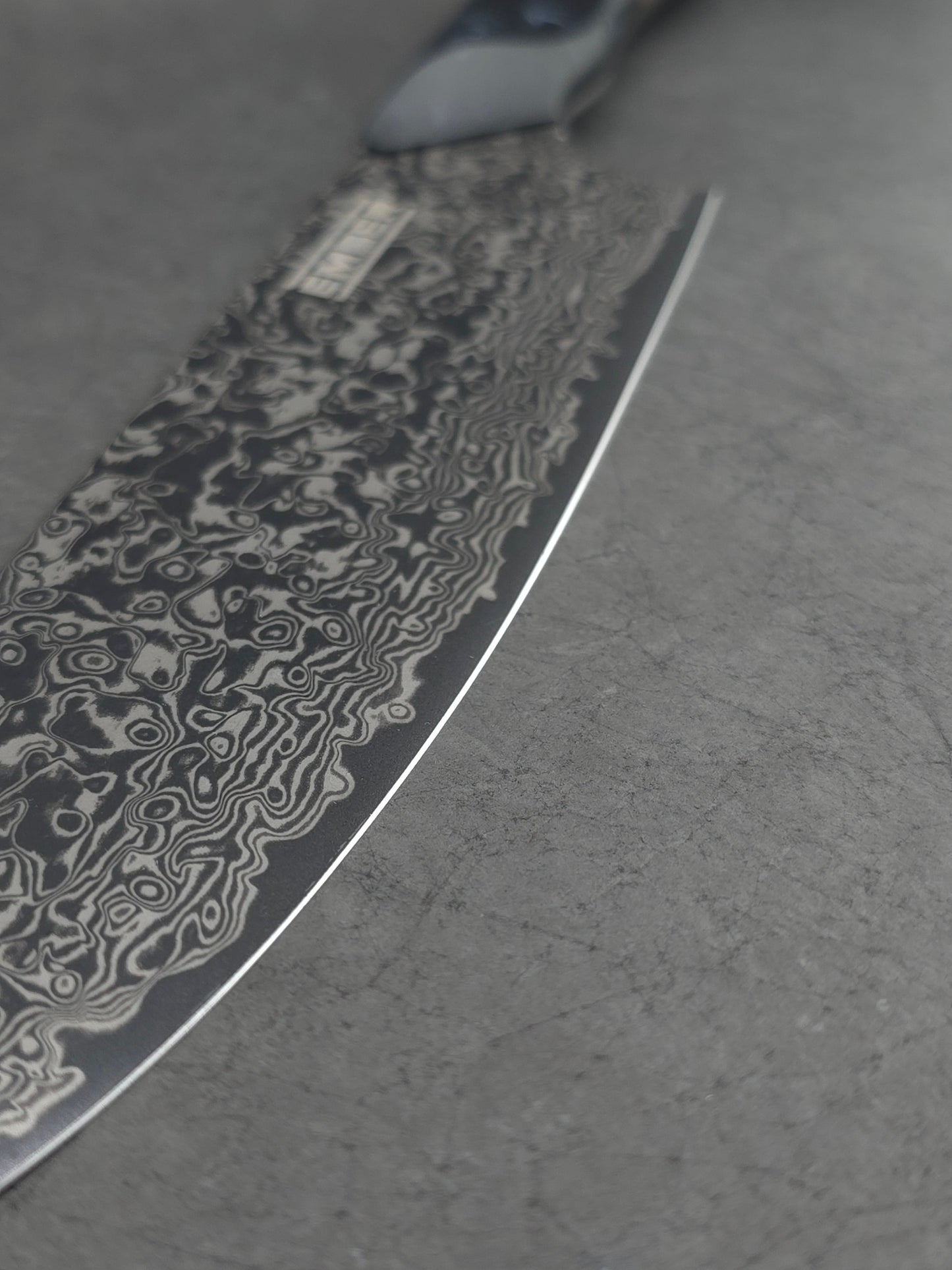 DASTAN CUCHILLO DE CHEF 8" Acero de Damasco recubrimiento DLC