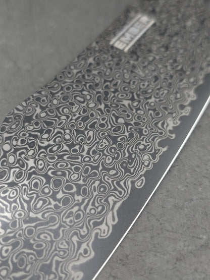 DASTAN NAKIRI 7" Acero de Damasco recubrimiento DLC