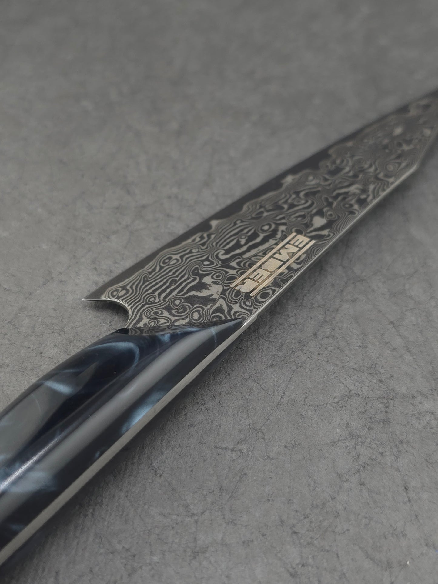 DASTAN UTILITARIO 6" Acero de Damasco recubrimiento DLC