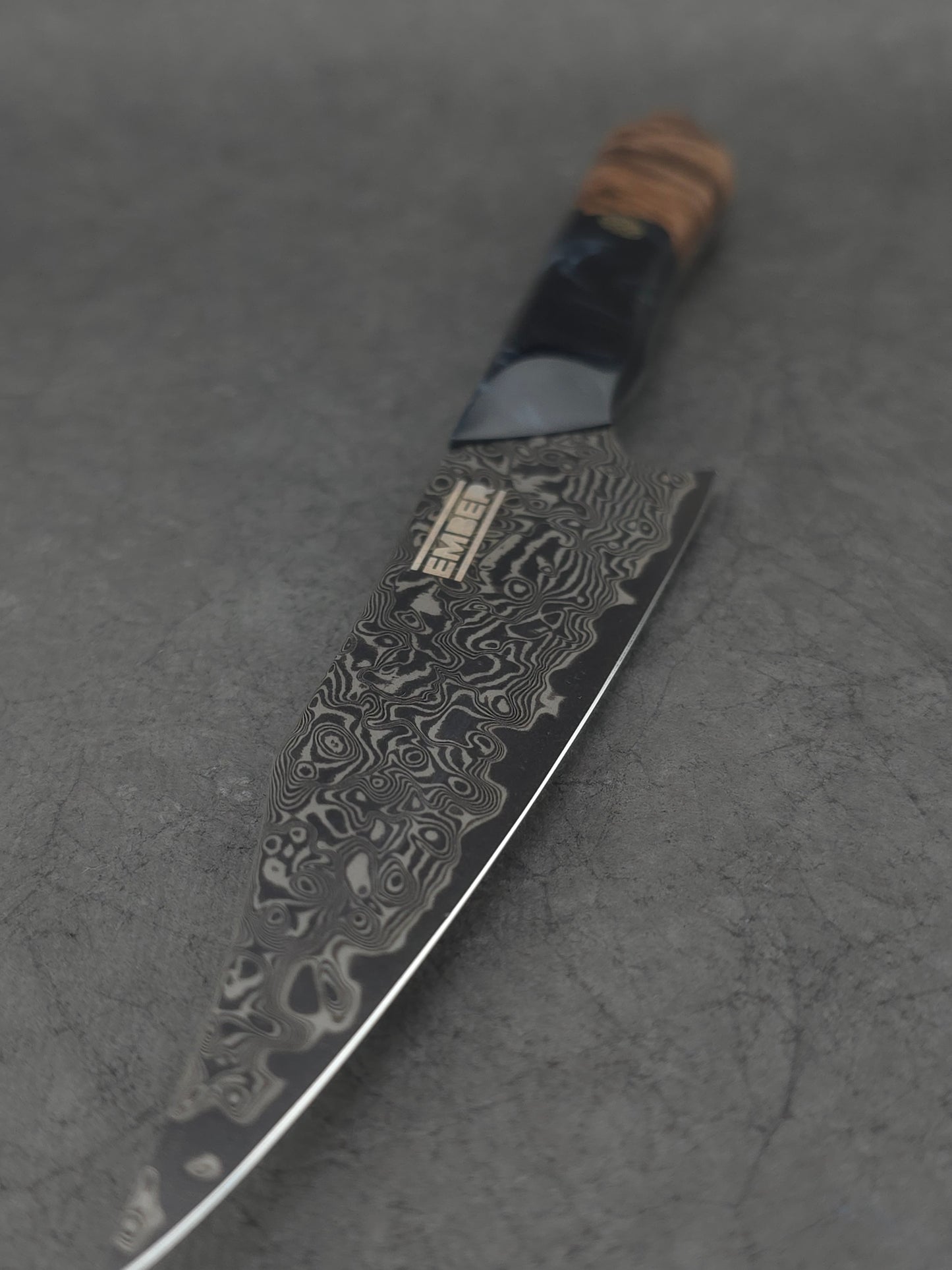DASTAN UTILITARIO 6" Acero de Damasco recubrimiento DLC