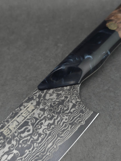 DASTAN CUCHILLO DE CHEF 8" Acero de Damasco recubrimiento DLC