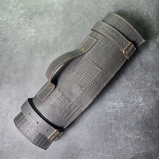 Porta Cuchillos x 12 - CROC ALL BLACK