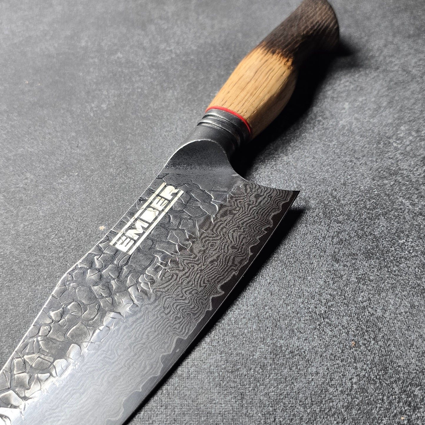 ASKA! CUCHILLO DE CHEF 8" Acero VG10 STONEWASH Y DAMASCO