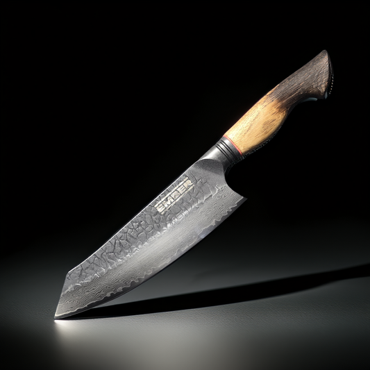 ASKA! SANTOKU 7" Acero VG10 STONEWASH Y DAMASCO