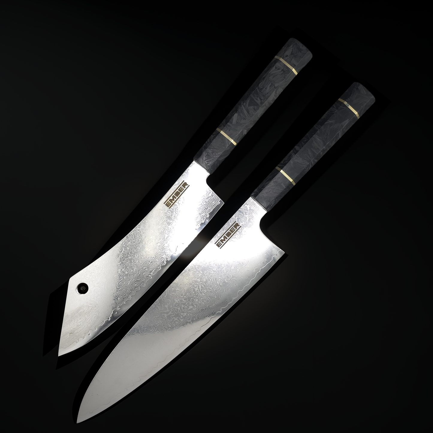 YUGEN! CUCHILLO DE CHEF 10" Acero de Damasco