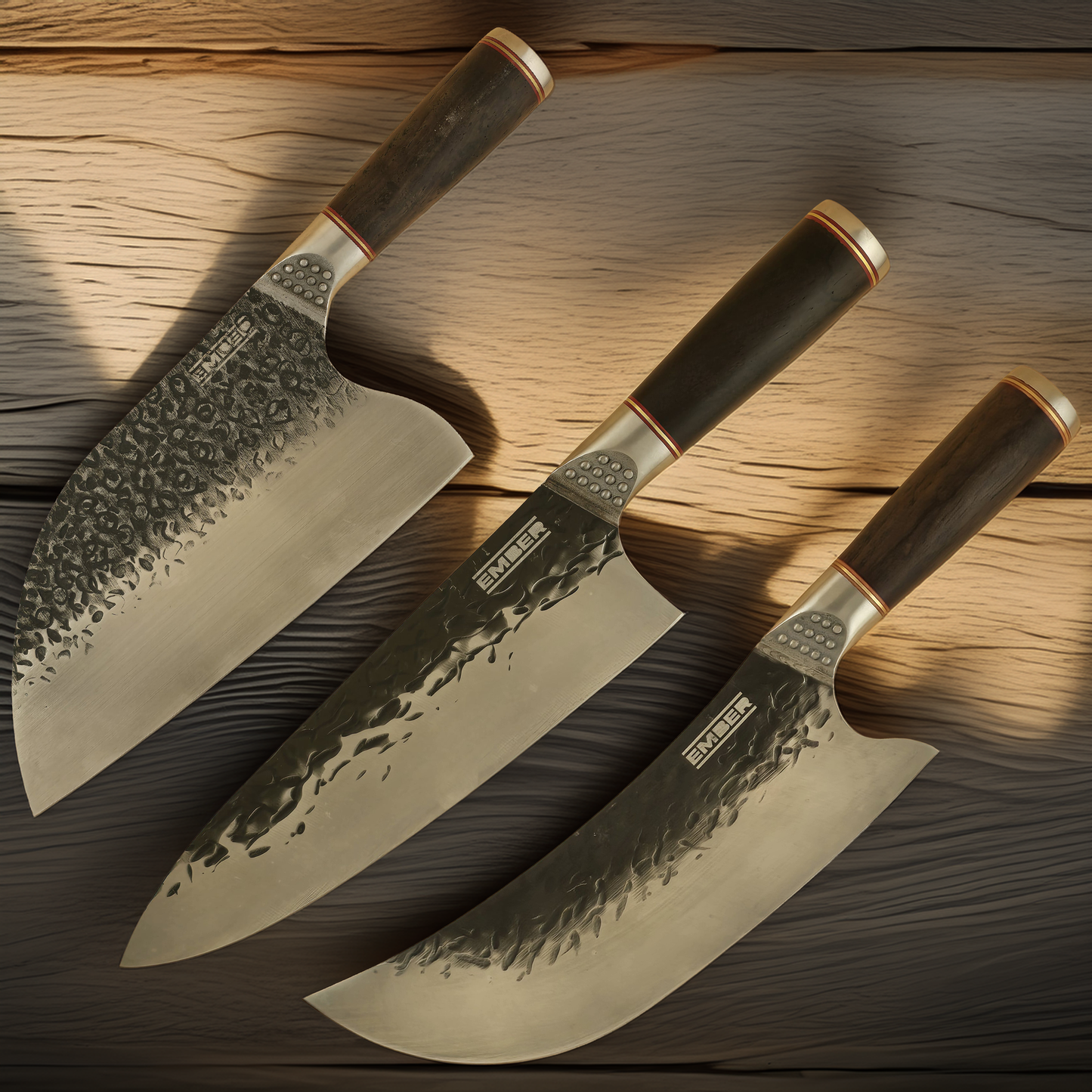 ORKO! BUTCHER (carnicero) 8" Acero Inox Alto en Carbono