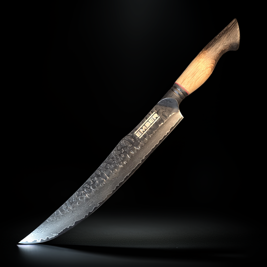 ASKA! SLICER 10" Acero VG10 STONEWASH Y DAMASCO